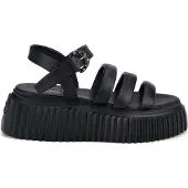 AGL Damen Klassische Sandalen D642062PQKO0291013 Farbe: Schwarz Größe: 40