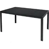 Mojawo Gartentisch Beistelltisch Esstisch Balkontisch Non-Wood Aluminium