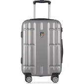 Tucci Kunststoffkoffer Massa M+ - silber