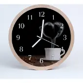 Tulup Holzuhr 30fi cm wanduhr - Kaffee Küche