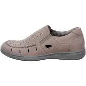 Jomos Slipper gelocht gefloch. modisch in grau, Gr. 42