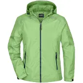 James & nicholson - "Rain" Jacke für Damen LT2575 (XL) (Frühjahrsgrün/Marine)