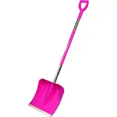 OEM Kunststof Schneeschaufel mit Aluminium - Rosa, Freundschaft