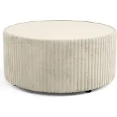 Masseno Polster-Couchtisch LINEO 89 cm Kaffetisch für Wohnzimmer Sofatisch Wohnzimmertisch Beige