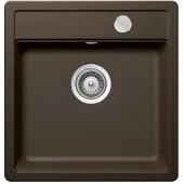 Schock Einbaubecken Cristadur Mono N-100 S FB flächenbündig einbaubar Bronze BRO