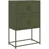 Syfax Sideboard Olivgrün 68,5x38,5x107 cm Stahl
