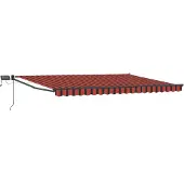 Syfax Manuelle Markise mit Solar-LED 4 x 3 m