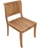 Lestix International Teak Gartenstuhl Cremona - ohne Auflage
