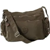 Jennifer Jones Bag Street Nylon braun Sportliche Damen Tasche OTJ200N