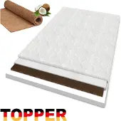 Sonstiges Matratze TOPPER Kaltschaum kokos Kaltschaummatratze 80x190cm H3 3cm Höhe