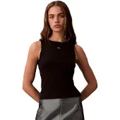 Calvin Klein Top LV047C201G Schwarz Slim Fit 34