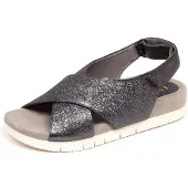 Unisa F6834 sandalo donna dunkel silber CESTA Schuh Frau