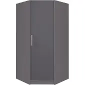 Masseno Drehtürenschrank VANO 95/190/95cm 1-türig Anthrazit