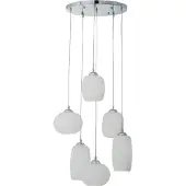 Brilliant Pendelleuchte Pattern Chrom Ø40cm max. 6 x 40W E27 kürzbar