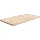 Syfax Waschtischplatte 80x40x2,5cm cm Massivholz Unbehandelt