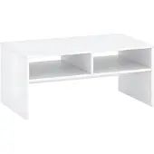 CasaDolce Casa Dolce Couchtisch VERNOVA, 90x51x41 cm, weiß, Ablage unter Tischplatte