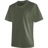 Maier Sports 1100000002199 "Walter", Herren, Gr. L, grün (moosgrün), 100% Polyester, Rundhals, Shirts 1100000002199, Herren Kurzarmshirt, leichtes Sommer Funktionsshirt, Rundhals, Reg Fit, Topseller