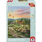 Schmidt Puzzle Peaceful Valley Vineyard Spiele, 1000 Teile, Ab 14 Jahren