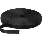 EFB Elektronik Klettband 20mm schwarz, 25m Rolle