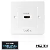 PureLink PureInstall PI100, HDMI, 1 Modul(e), Weiß