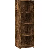 Syfax Highboard Räuchereiche 40x41x124 cm Holzwerkstoff