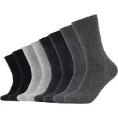 s.Oliver Socken "essentials" 8 Paar, 8 Stk. tlg. mit weichem Bund