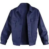 Kübler Funktionsjacke KÜBLER "Bekleidung", Gr. 44, blau (dunkelblau), Obermaterial: 100% Baumwolle CO., Jacken Funktionsjacke