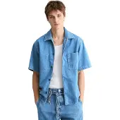 Marc O'Polo Jeanshemd DENIM, Herren, Gr. XL, N-Gr, medium blau, Denim/Jeans, Obermaterial: 100% Baumwolle, regular fit normal, Hemden Jeanshemd, regular
