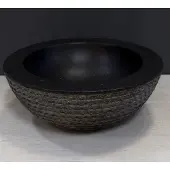 Lestix International Aufsatzwaschbecken Galba Ø 40 cm Terrazzo