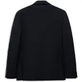 Bugatti Sakko "Stretch", Herren, Gr. 56, 390, marine, 62% Polyester, 33% Viskose, 5% Elasthan, unifarben, regular fit, Sakkos Sakko, mit breitem Spitzrevers