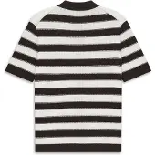 Bugatti Herren Strickpolo Regular Fit mit Blockstreifen
