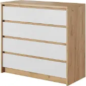 Furniture24 Kommode Xelo F mit 4 Schubkästen Schlafzimmer
