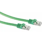 Shiverpeaks RJ45 Patchkabel m. CAT 7 Rohkabel PIMF grün 1m