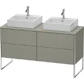 Duravit Waschtischunterschrank XSquare 140x54,8x77,8cm, 4 AZ, st, st-g s-matt
