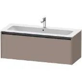 Duravit Ketho.2 Waschtischunterbau wandhängend, 1 Auszug, 1210x440x480mm, für ME by Starck 233612,236112, K25065043430000, Farbe: Basalt Matt Dekor