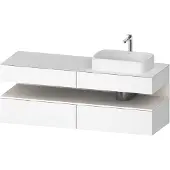 Duravit Waschtischunterschrank Qatego 160x55x60cm, w m/we m, Pl, Beck. re