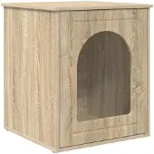 vidaXL Katzenhaus Sonoma 53 x 52 x 62 cm Holzwerkstoff