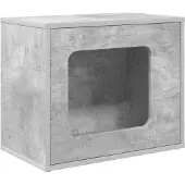 Syfax Katzenhaus Betongrau 51 x 30 x 42,5 cm Holzwerkstoff