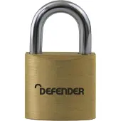 Defender Vorhängeschloss aus Messing TK4747 (20mm) (Multi Colour)