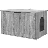 vidaXL Katzenhaus Sonoma-Grau 85 x 55 x 50,5 cm Holzwerkstoff