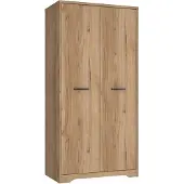 Furniture24 Kleiderschrank Joadakis Jdks821-D89 Schrank 95X192X53Cm 2 Türen Wohnzimmerschrank