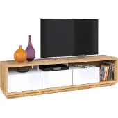 Furniture24 Fernsehschrank CELINE 40 Tv Lowboard 200 cm Unterschrank 3 Schubladen