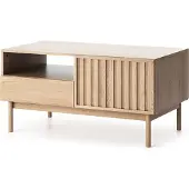 Furniture24 Couchtisch Saori St Kaffetisch 106X53X64 Cm Wohnzimmertisch Cremona Eiche