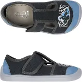 3F Jungen Hausschuhe sneakers 3BE3/19R bar3foot super flexi Grau GoKart barefoot