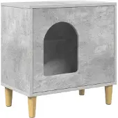 vidaXL Katzenhaus Beton 51 x 30 x 52 cm Holzwerkstoff