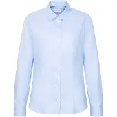 Seidensticker Klassische Bluse Damen Baumwolle blau, 36 748489-0003-00360