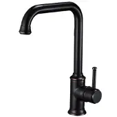 LAUFERI Freistehende Küchenarmatur POMONA schwarz