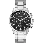 GUESS 1100000002199 "WALKER" Quarzuhr, Armbanduhr, Herrenuhr, Datum, Wochentag, Edelstahlarmband