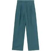 DEDICATED - Women's Pants Vickleby Linen - Freizeithose Gr M blau