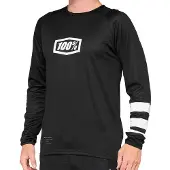 100% Herren Jersey R-Core , Schwarz Weiß, S